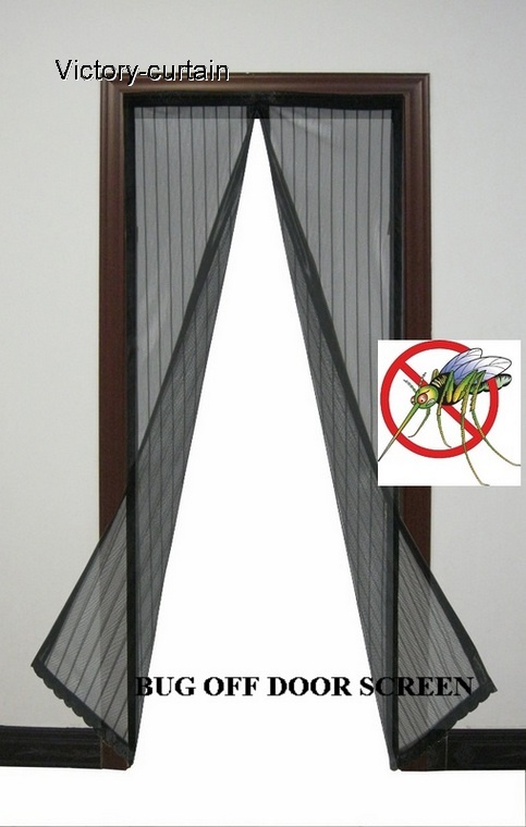 2013 new magnetic mosquito netting close automatically