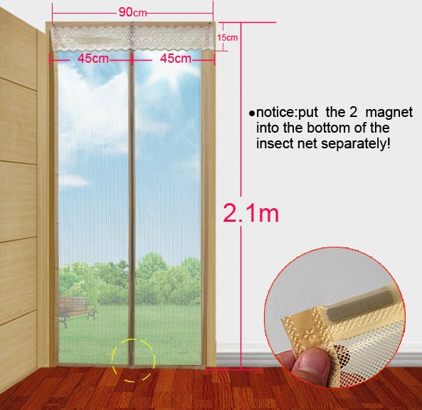 magnetic door blind